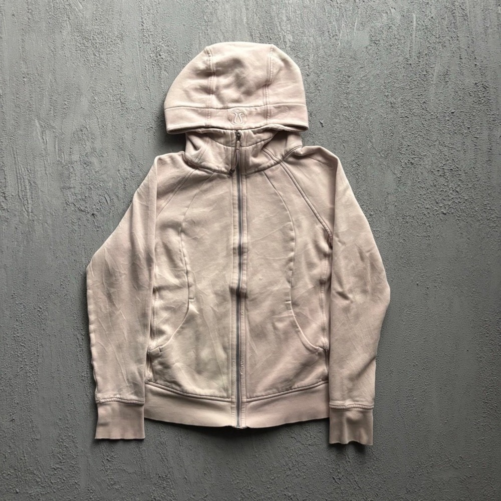 Lululemon Scuba Full Zip Hoodie Women 10 Pink
